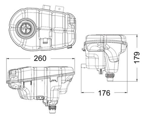 Audi A6 C7 Genleşme Deposu MAHLE