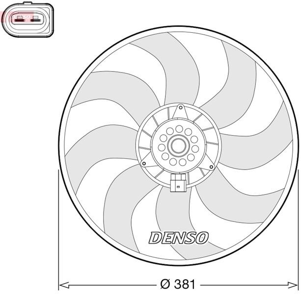 Audi A6 C7 Radyatör Fan Motoru DENSO