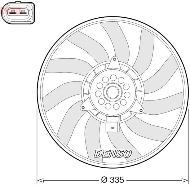 Audi A6 C7 Radyatör Fan Motoru DENSO