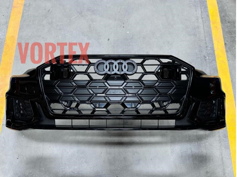 Audi A6 Ön Tampon Set S-Line Siyah Dönüşüm DOGAN-