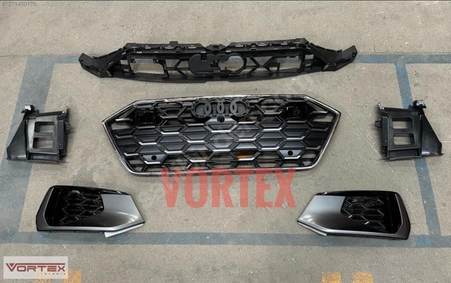 Audi A7 Ön Panjur Tampon Izgara Set Krom DOGAN-
