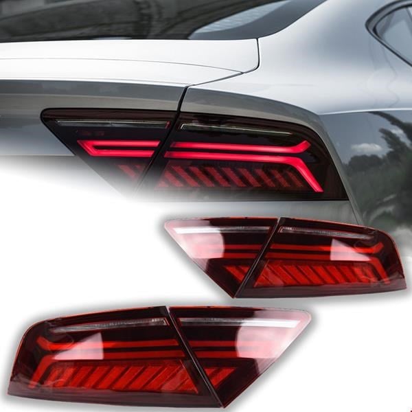 Audi A7 Arka Stop Takımı Dinamik Kayar LED DOGAN-