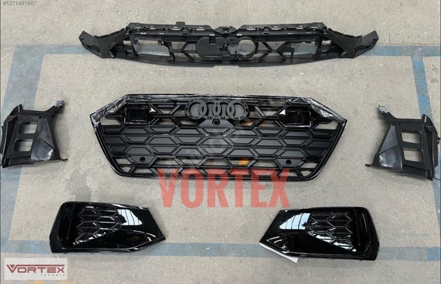 Audi A7 Ön Panjur Tampon Izgara Set Siyah DOGAN-