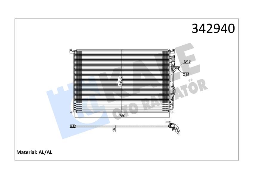 Audi A8 Klima Kondenseri KALE-RADYATOR