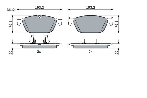 Audi A8 2.0 TFSI Hybrid Quattro Disk Balata BOSCH
