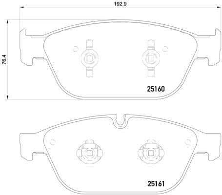 Audi A8 Ön Disk Balata BREMBO