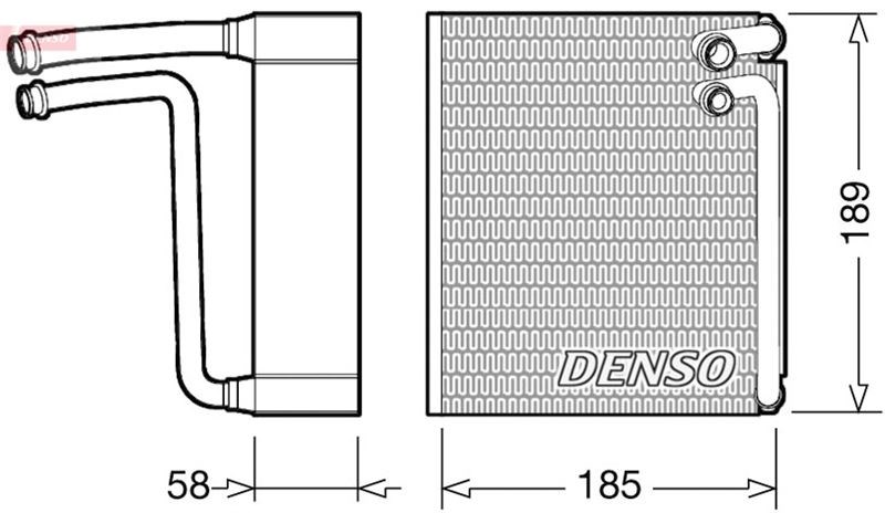 Abarth 500 595 C 312 Klima Evaporatörü DENSO