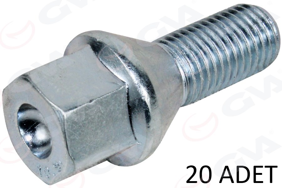 Abarth Fiat Opel Suzuki Vauxhall Bijon Cıvatası Delikli Galvaniz M12x1.50x22 GVA