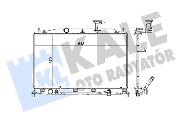 Hyundai Accent Era Radyatör Otomatik Vites KALE-RADYATOR