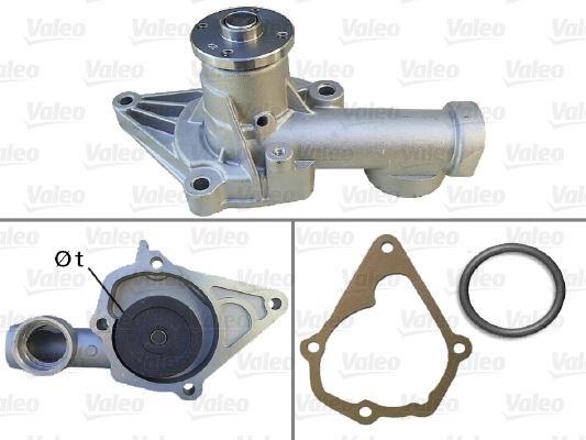 Hyundai Accent Excel Mitsubishi Lancer Proton Saga Devirdaim Su Pompası 1.3L... VALEO