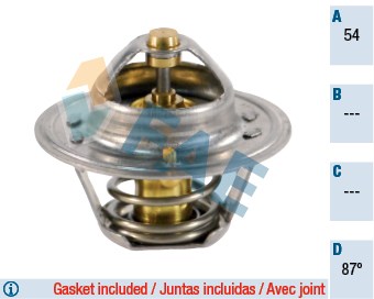 Termostat 88 C Contalı FAE