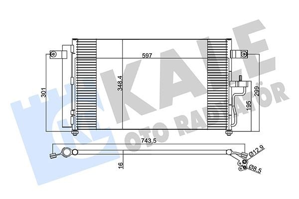 Hyundai Accent Klima Kondenseri KALE-RADYATOR