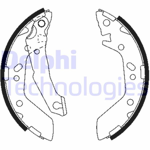 Hyundai Accent Arka Fren Pabucu DELPHI