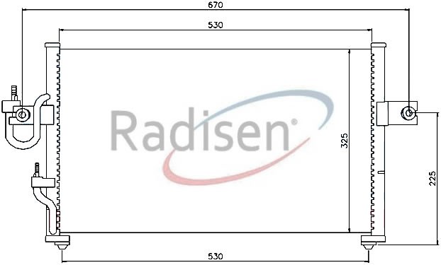 Hyundai Accent Klima Radyatörü 1995-1999 Yumurta Kasa RADISEN