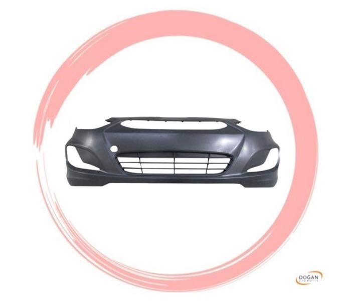 Hyundai Accent Blue Ön Tampon Astarli Orta Izgaralı DOGAN-