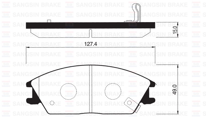 Hyundai Accent Getz Excel Scoupe Ön Fren Balatası SANGSIN