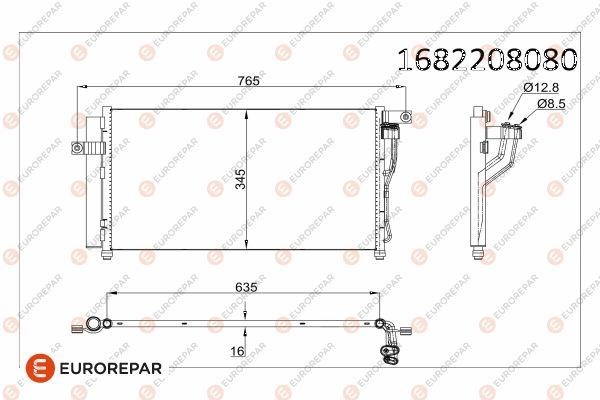 Hyundai Accent Era Klima Radyatörü Kondenser EUROREPAR