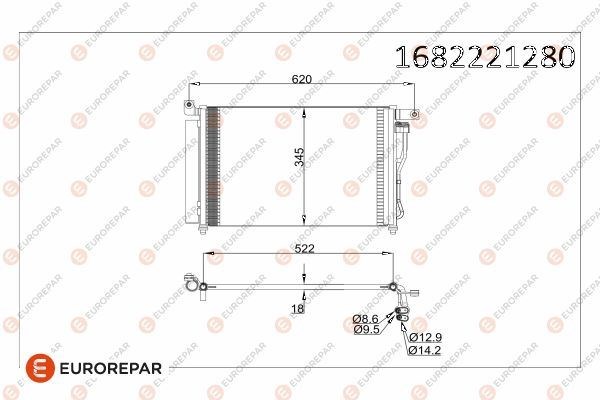 Hyundai Accent Era Klima Radyatörü Kondenser EUROREPAR