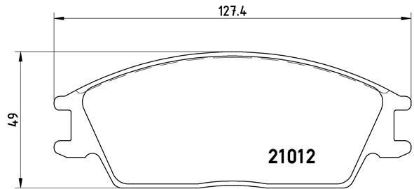 Hyundai Accent Ön Fren Balatası 1.3L 1.5L 1.6L Benzinli 1.5L CRDi Dizel /... BREMBO