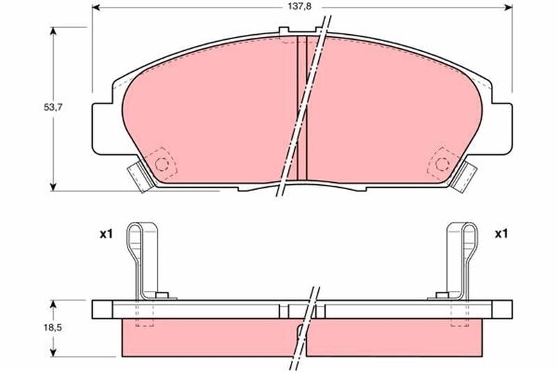 Honda Accord Ön Disk Balata TRW