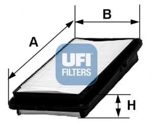 Honda Accord Hava Filtresi UFI