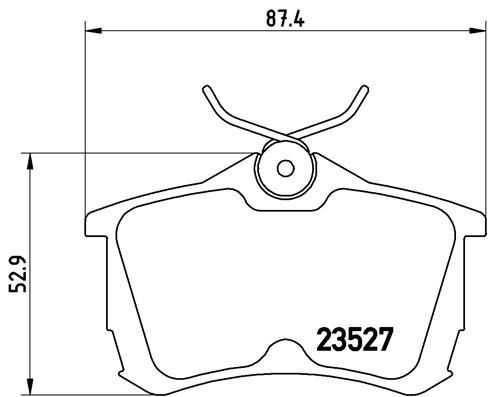 Honda Accord Arka Fren Balatası BREMBO
