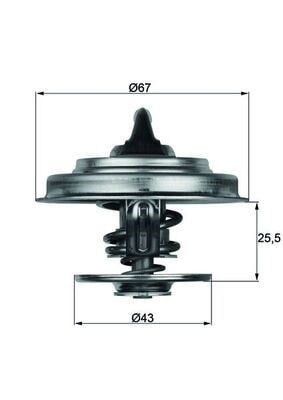 Mercedes Actros Alfa Romeo Termostat MAHLE