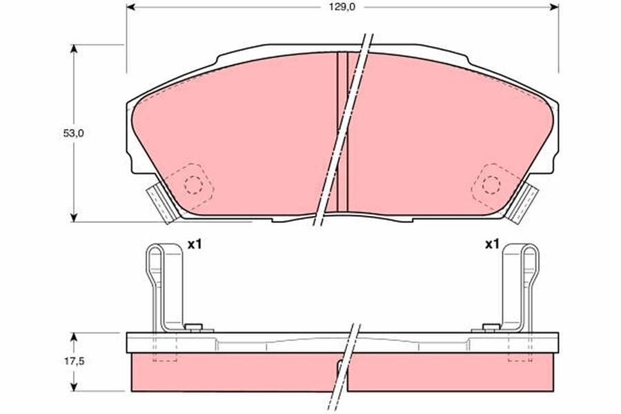Acura Integra Coupe Ön Disk Balata TRW