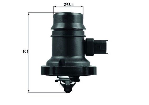 Opel Adam-Astra J-Corsa D-E-Meriva B-Chevrolet Aveo-Cruze 1.2-1.4 Termostat 103C MAHLE