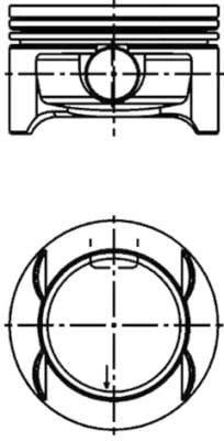 Opel Adam Astra Corsa Combo Meriva Tigra Piston Segman 0.50 1.4 16V KOLBEN