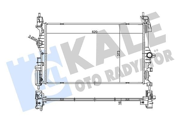 Opel Adam Radyatör KALE-RADYATOR