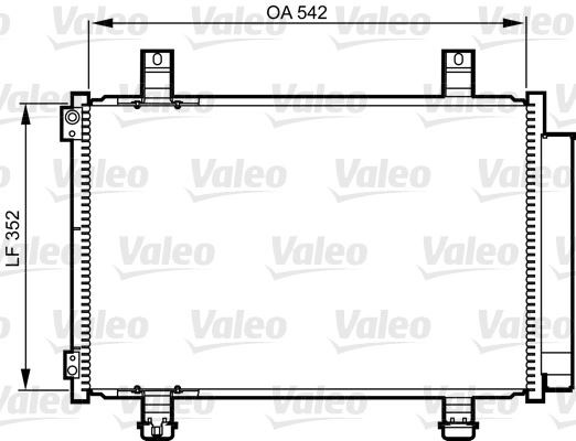 Opel Agila B Suzuki Splash Klima Radyatörü VALEO