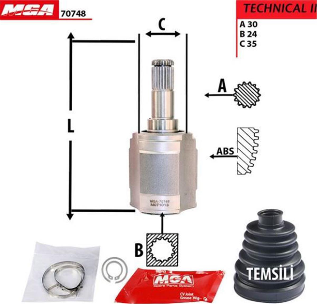 Aks Kafa İç -(Mazda: 323-Lantıs 95>98 