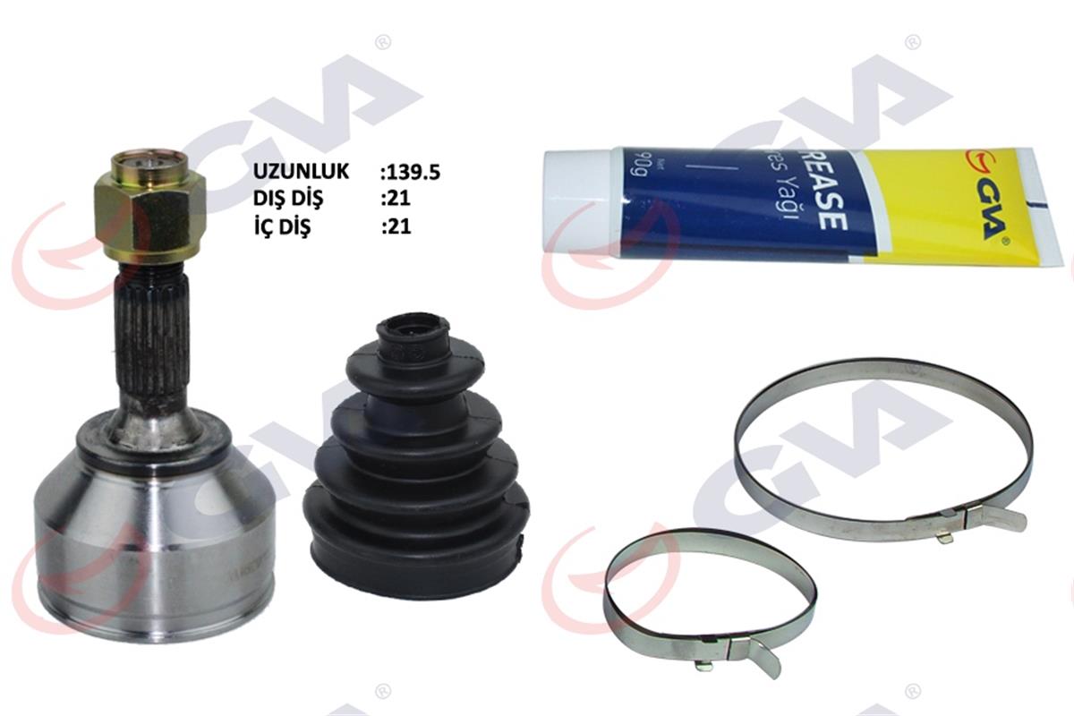 Aks Kafası Dış Ön C3 1.4 Hdı 02- 70Hp 21X21x48 140.5Mm