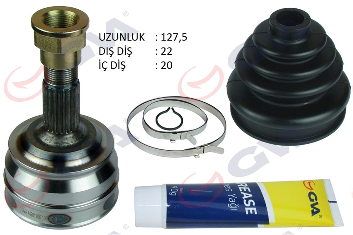Aks Kafası Dış Ön Fıat Tempra 1.4İ 92-99 22X20x46.8 127.5Mm