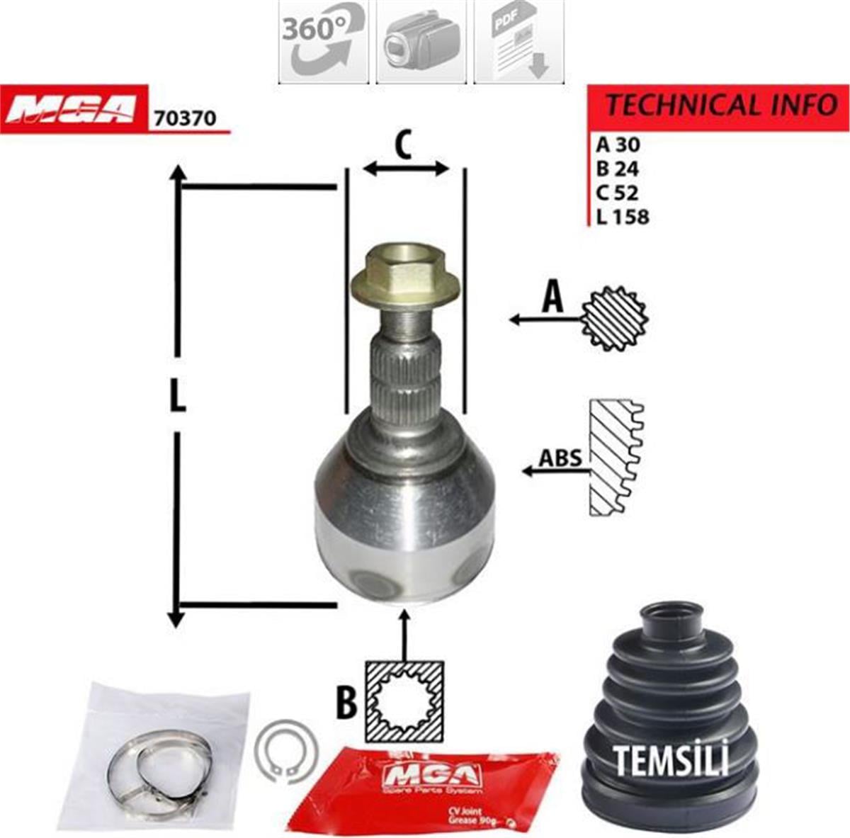 Aks Kafası Dış ( Opel Insıgnıa 2.0 Cdtı 130 Hp 09 )