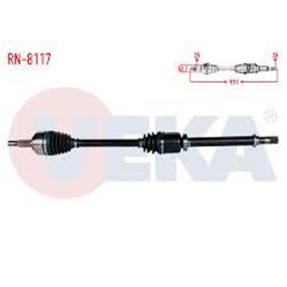 Aks Komple On Sag 1,5 Dcı-K9k 6 Vıtes Fluence 2009=>