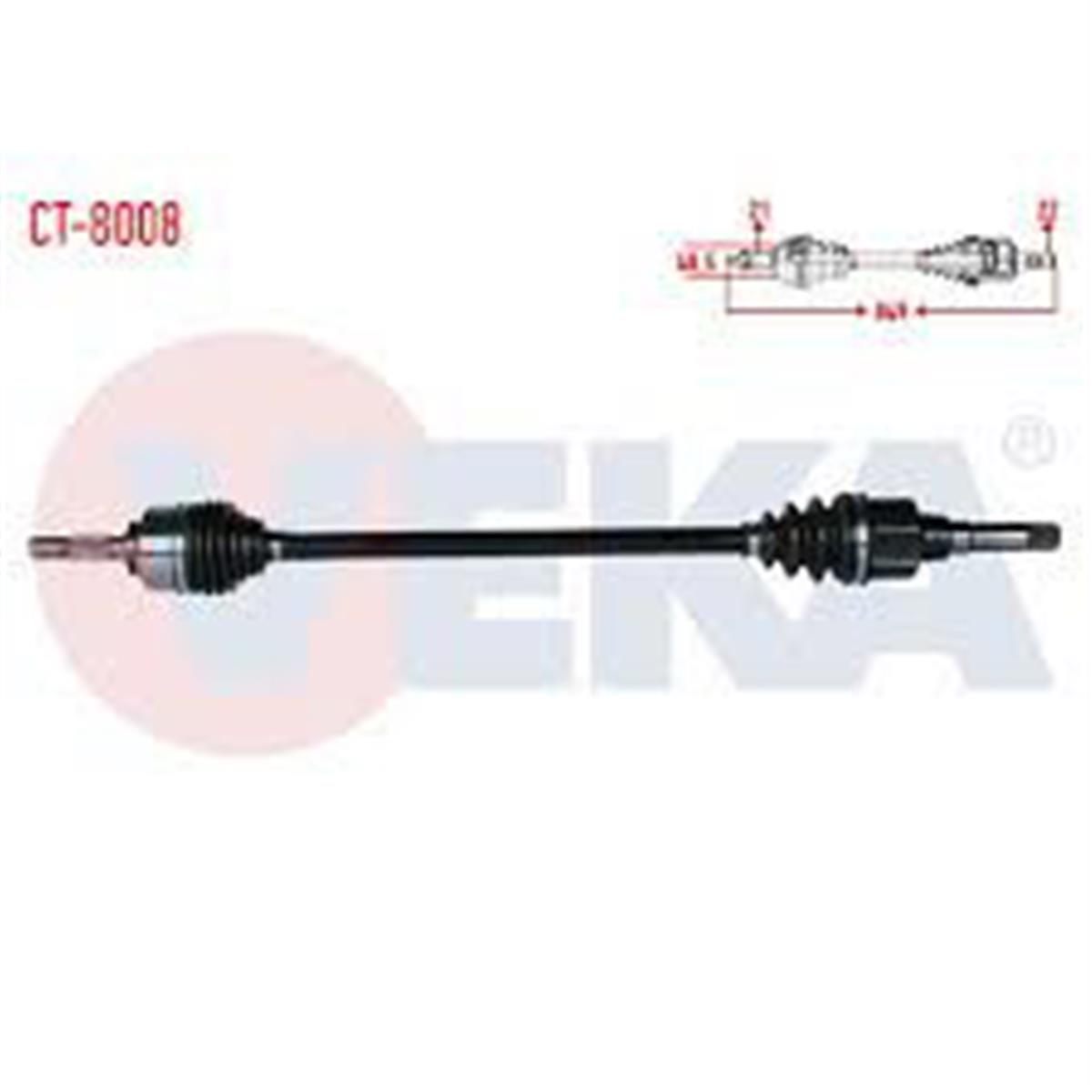 Aks Komple Sag 1,4 Hdı Cıtroen C2 2003=>2009