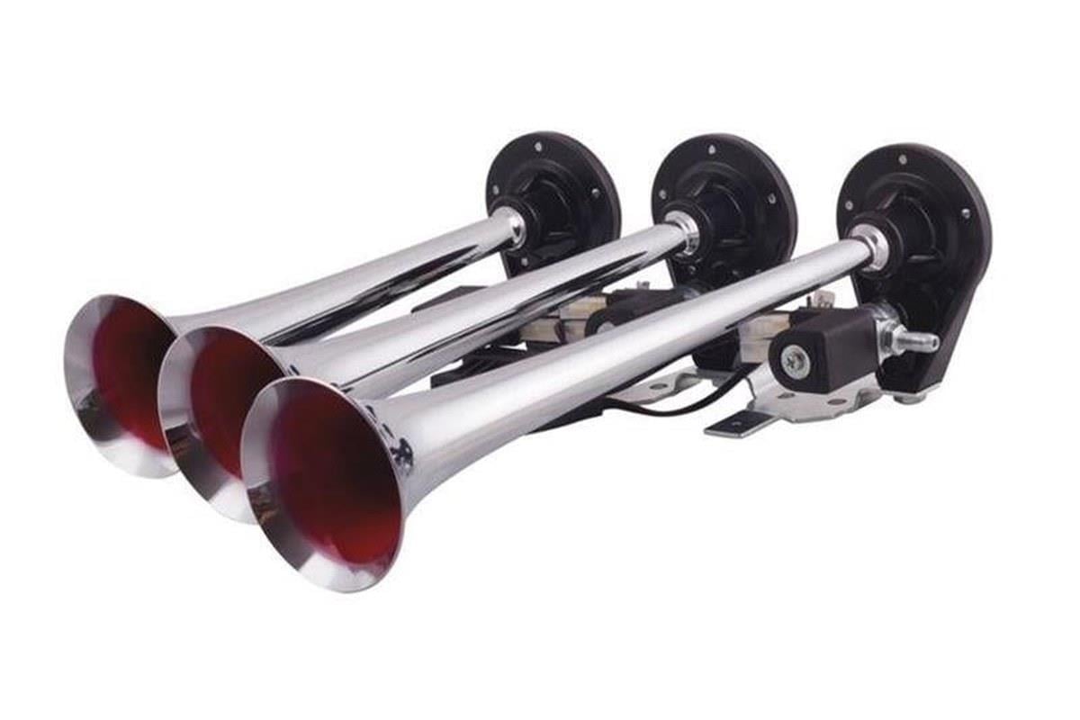 12V Üçlü Dali Dali Kromlu Korna Seger Kr.001