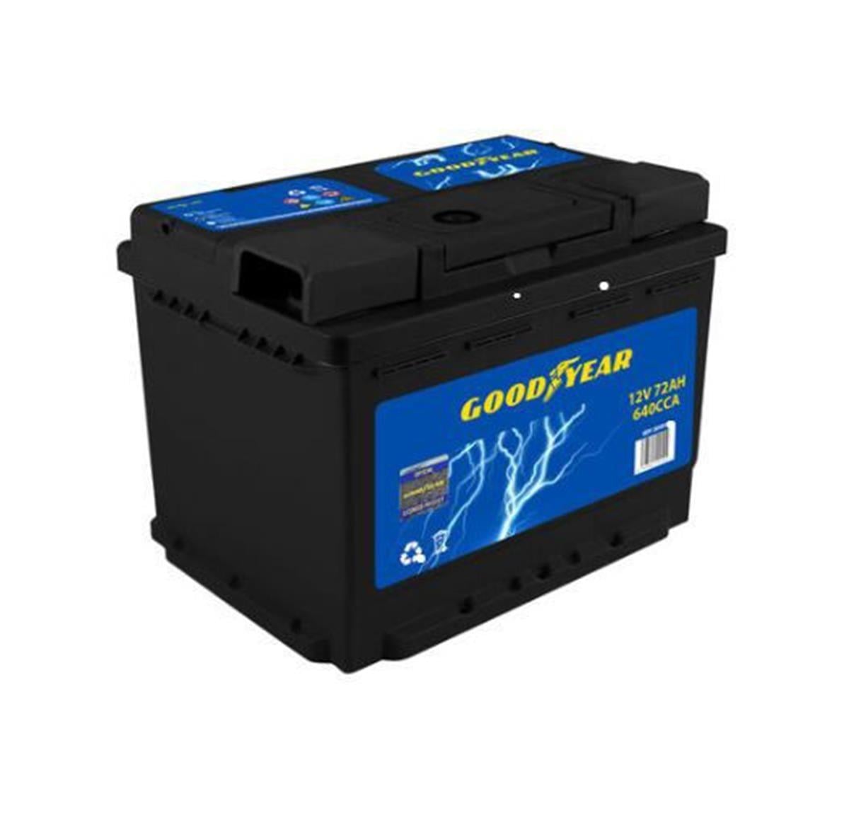 Good Year 12V 72Ah 640Cca L3t Alçak Akü Bm