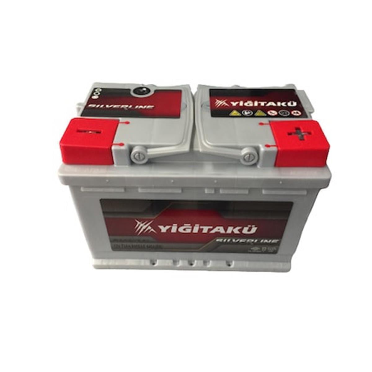 Yiğit Akü 12V 72Ah 690 Cca L3 Düz Smf Sulu Akü Yiğit