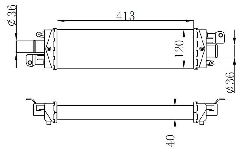 Fiat Albea Palio Turbo Radyatörü Intercooler ORIS