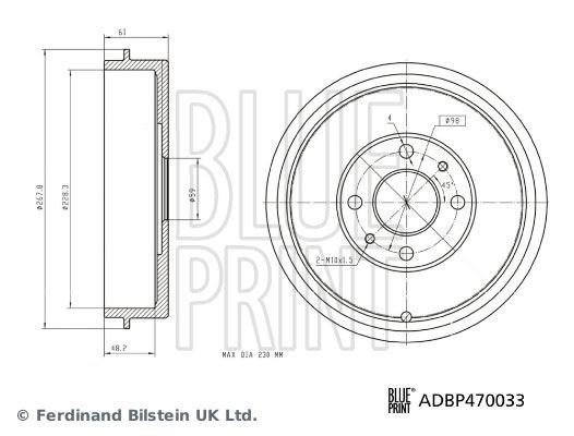 Fiat Albea Doblo Fiorino Linea Marea Tempra Tipo Uno Arka Fren Kampanası BLUEPRINT