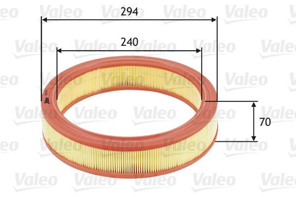 Fiat Albea Doblo Palio Punto Hava Filtresi 1.2 8V VALEO