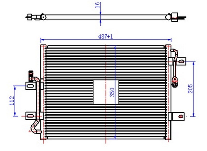 Fiat Albea Klima Kondenseri ORIS