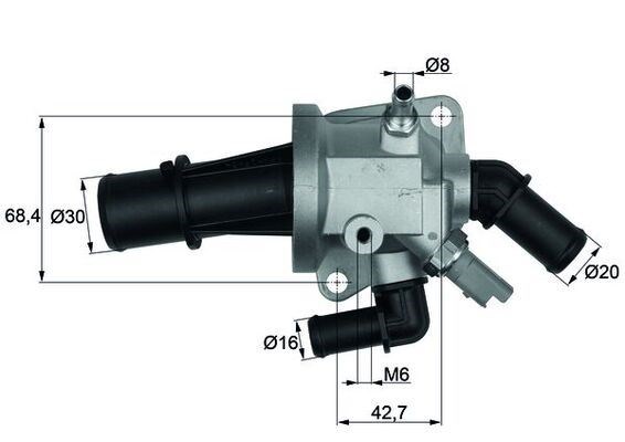 Fiat Albea Termostat 88 C 1.3D MJET 1.3 CDTI MAHLE