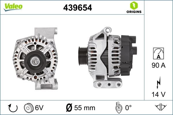 Fiat Albea Palio 500 Linea Doblo Alternatör 14V 85A 1.3D MJET VALEO