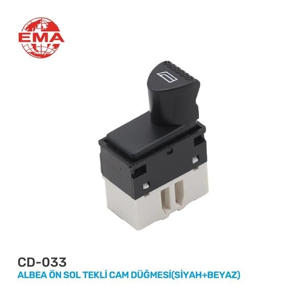 Fiat Cam Açma Anahtarı Albea Sol Kapı Sol Cam Tekli - Sürücü EMA