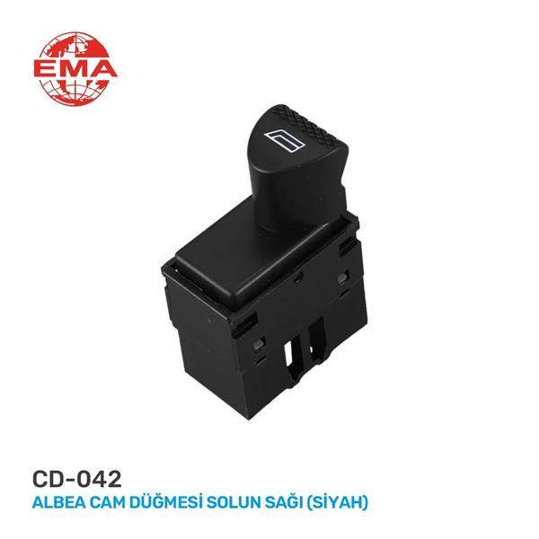 Fiat Cam Açma Anahtarı Albea Sol Kapı Sağ Cam Tekli - Sürücü EMA