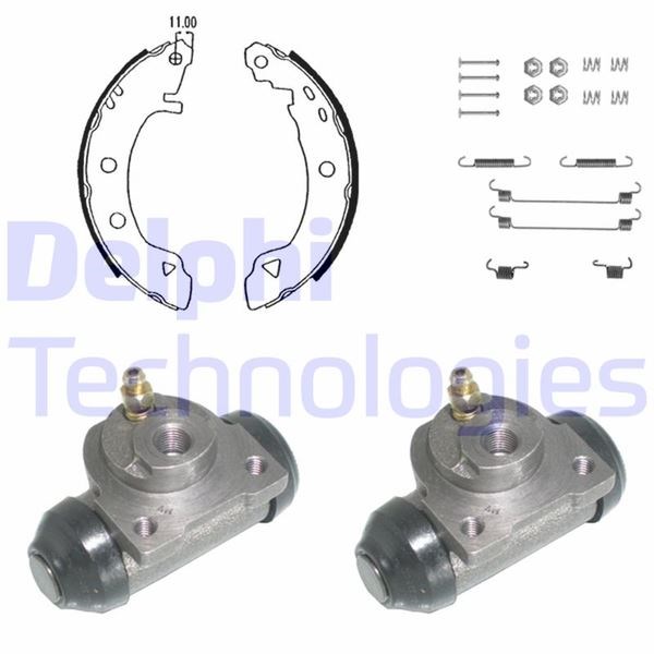Alfa Romeo 145 146 Fiat Brava Bravo Marea Lancia Delta Arka Fren Pabuç Kiti DELPHI
